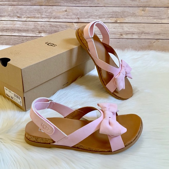 UGG K Fonda Pink Sandals - Picture 2 of 7